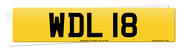 Registration number WDL 18